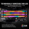 Corsair Vengeance RGB Pro 16GB (2 x 8GB) DDR4 DRAM 3200MHz C16 Memory Kit — Black
