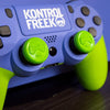 KontrolFreek Performance Thumbsticks Icon X for PlayStation 4 (PS4) and PlayStation 5 (PS5), 2 Mid-Rise Convex (Green)