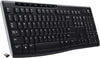 Logitech Keyboard K270 Wireless with Long-Range Wireless