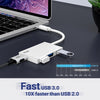 Flujo CH-16-S Type C USB3.0 Adapter (Silver)