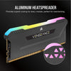 Corsair Vengeance RGB Pro SL 16GB (2x8GB) DDR4 3600 (PC4-28800) C18 1.35V Desktop Memory - Black (CMH16GX4M2D3600C18)