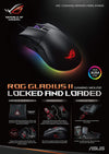 ASUS ROG Gladius II Aura Sync USB Wired Optical Ergonomic Gaming Mouse