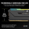 Corsair Vengeance RGB Pro SL 16GB (2x8GB) DDR4 3600 (PC4-28800) C18 1.35V Desktop Memory - Black (CMH16GX4M2D3600C18)