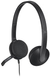 Logitech Headset H340 USB Headset for Internet Calls and Music - Black