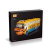 LOZ 1115 Surfing Duck Yellow Bus Amphibious Car 3D Model 546pcs