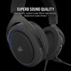 Corsair Headset HS50 Pro Stereo Gaming Headset for Playstation 4 and Mobile - Blue