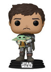 Funko Star Wars Mandolarian 461 The Mandalorian (Din Djarrin) Holding The Child (Grogu) Pop! Vinyl Figure