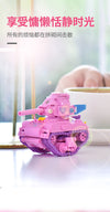 LOZ 1118 Mini Nano Diamond Bricks Set Sherman Tank 455pcs (Pink)