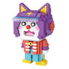 LOZ 9108 Zodiac Gemini Lucky Cat Helmet Cartoon Animal
