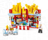 LOZ 1732 MINI French Fries Fast Food Restaurant Cafe Block 463pcs