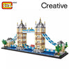 LOZ 1026 Tower Bridge Building Architecture Nano Diamond Creative Brick 1455pcs