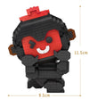 LOZ 9111 Zodiac Scorpio Monkey Smile Cartoon Black Animal