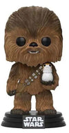 Funko Star Wars The Last Jedi 195 Chewbacca with Porg Flocked Pop! Vinyl Figure