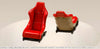 HobbyJapan 1/64 Honda NSX-R (NA2) with Genuine Seat Display Model Pearl Red