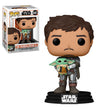 Funko Star Wars Mandolarian 461 The Mandalorian (Din Djarrin) Holding The Child (Grogu) Pop! Vinyl Figure