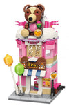 Keeppley City Corner C0109 Teddy Theme Store QMAN Building Blocks Toy Set