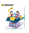 Keeppley K20401 Doraemon Time Machine QMAN Building Blocks Toy Set