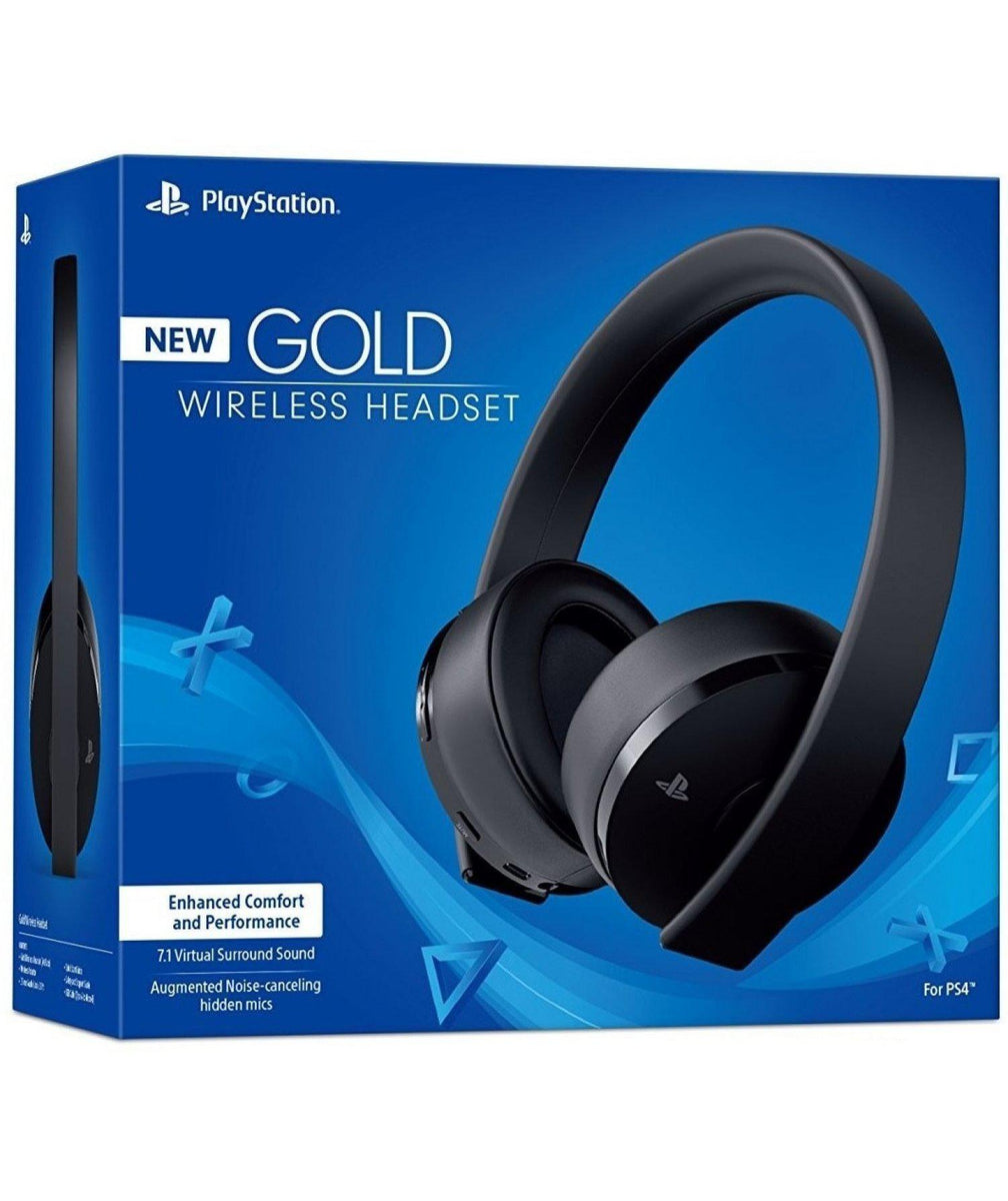 Bluetooth Headset Sony Ps4 Gold Wireless Gaming Headset Sony