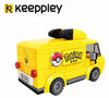 Keeppley Pokemon K20206 Pikachu Mini Bus QMAN Building Blocks Toy Set