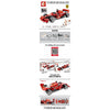 Sembo No.701000 FRR-F1 Vehicle Toys Car Bricks Race 585pcs (Black/Red)