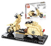 SEMBO 701104 Techinque Series Little Sheep Motorcycle Building Blocks Toy Set 256 pcs