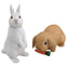 Takara Tomy Ania AS-34 Rabbit (Japanese White Rabbit & Lop-Eared)
