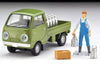 TomyTec LV-198a Mazda Porter Cab Three-way Open (Green) with Figure