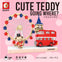 Sembo 516000 Teddy Bear Romantic London Eye Include Teddy Bear 394pcs
