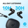 Anker Soundcore R50i True Wireless in-Ear Earbuds, TWS with 30H+ Playtime, Clear Calls & High Bass, IPX5-Water Resistant, Soundcore Connect App with 22 Preset EQs, Quick Connectivity (Black)
