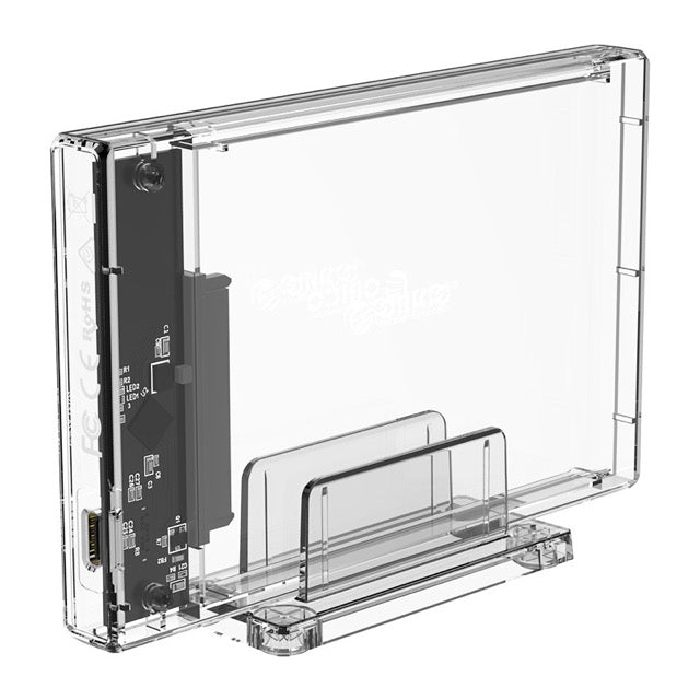 Orico inch Transparent 5Gbps Hard Drive Enclosure with Stand