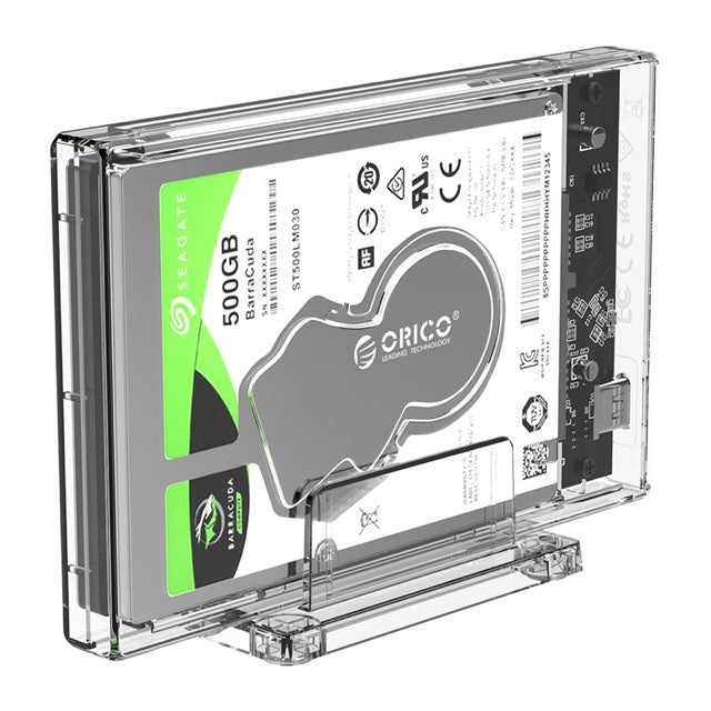 Orico inch Transparent 5Gbps Hard Drive Enclosure with Stand