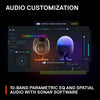 SteelSeries Speakers Arena 7 Illuminated 2.1 Desktop Gaming Speakers (2-Way Speaker Design/Powerful Bass/Subwoofer/RGB Lighting/USB, Aux, Optical, Wired/Bluetooth)