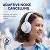Anker Soundcore Space Q45 - Adaptive Active Noise Cancelling Headphones, Reduce Noise by Up to 98%, 50H Playtime, LDAC Hi-Res Wireless Audio (White)