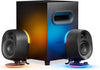 SteelSeries Speakers Arena 7 Illuminated 2.1 Desktop Gaming Speakers (2-Way Speaker Design/Powerful Bass/Subwoofer/RGB Lighting/USB, Aux, Optical, Wired/Bluetooth)