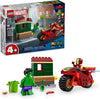 LEGO Marvel 76287 Iron Man with Bike and The Hulk (68 Pieces)