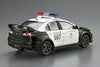 Aoshima 1/24 Mitsubishi CZ4A Lancer Evolution X Police Car '07 Taipei Municipal Police Bureau