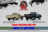 BM Creations 1/64 Toyota Hilux Black LHD