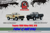 BM Creations 1/64 Toyota Hilux Black LHD