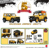 BM Creations 1/64 Suzuki Jimny (JB74) 2019 RHD Rhino Ivory Yellow Accessory Pack BMC X JIMNY 5th Anniversary