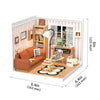ROLIFE Super Creator Cozy Living Lounge Super Creator Miniature House DW007