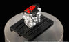 HobbyJapan 1/64 Honda Civic TYPE R (FL5) with Engine Display Model Crystal Black Pearl