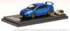 HobbyJapan 1/64 Subaru WRX STI EJ20 Final Edition Full Package / with Engine Display Model WR Blue Pearl
