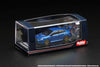 HobbyJapan 1/64 Subaru WRX STI EJ20 Final Edition Full Package / with Engine Display Model WR Blue Pearl