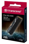 Transcend 1TB MTE250H NVMe Gen4 PCIe, M.2 2280 w/Aluminum Heatsink, Up to 7,200MB/s - TS1TMTE250H (Compatible with PS5)