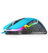 XTRFY M4 RGB Ultra-Light Gaming Mouse - Miami Blue
