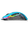 XTRFY M4 RGB Ultra-Light Gaming Mouse - Miami Blue