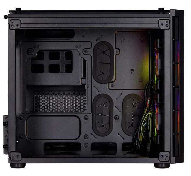 Corsair PC Case Crystal Series 280X RGB Tempered Glass Micro ATX