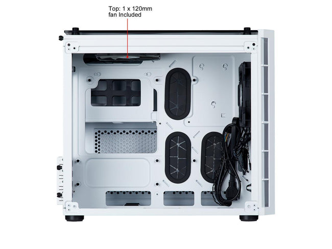Corsair PC Case Crystal Series 280X RGB Tempered Glass Micro