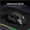 Corsair Mouse Glaive RGB Pro Comfort FPS/MOBA Gaming Mouse with Interchangeable Grips. Black, Backlit RGB LED, 18000 dpi, Optical