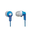 Panasonic ErgoFit In-Ear Earbud Headphones RP-HJE120-A (Blue) Dynamic Crystal Clear Sound, Ergonomic Comfort-Fit